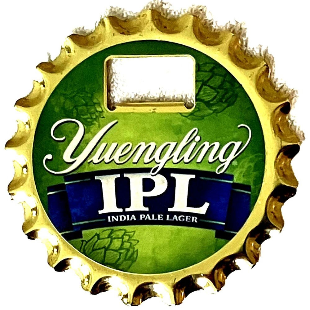 Yuengling Beer Metal Coaster Bottle Opener Magnet IPL India Pale Lager Bar